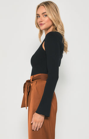 two piece knit set with balero-Winnie and co-Knit Twin Set