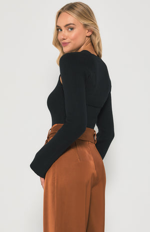 two piece knit set with balero-Winnie and co-Knit Twin Set