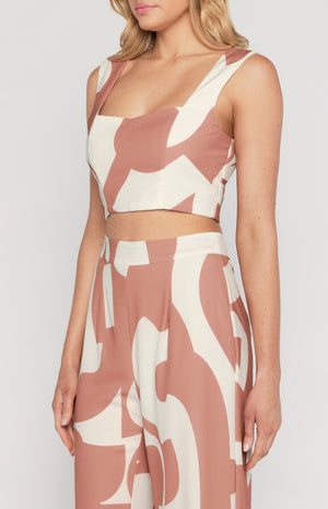 Abstract Print Set-Winnie and Co-Top and pant