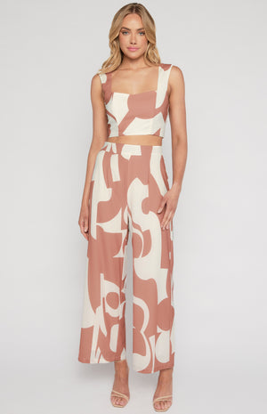 Abstract Print Set-Winnie and Co-Top and pant