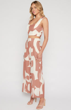 Abstract Print Set-Winnie and Co-Top and pant