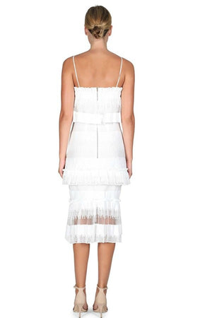 Lace Cascade Dress