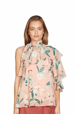 A place in the Sun One Shoulder Top