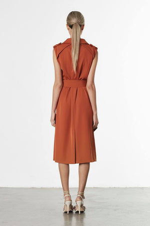 Warrior Trench Coat With Detachable Sleeves