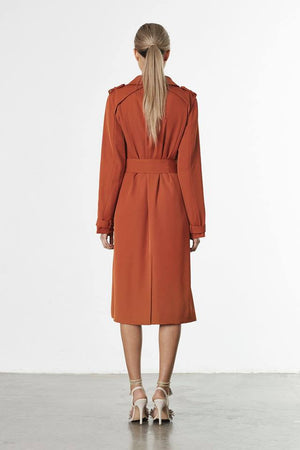 Warrior Trench Coat With Detachable Sleeves