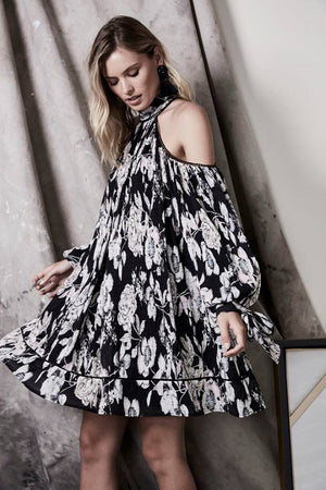 Elliatt Impressionist Trapeze Dress