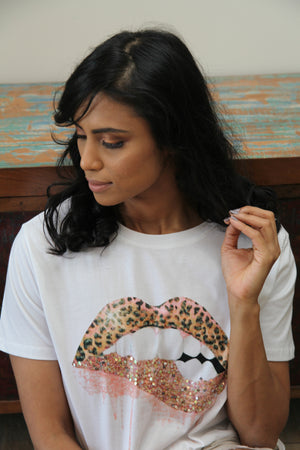 Lip Bite Tee-Joop and Gypsy