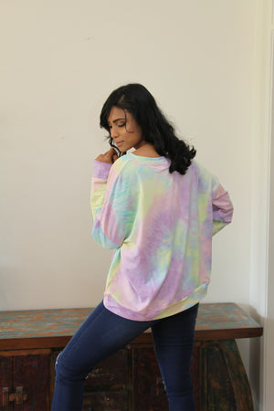 Pastel Tie Dye Sweat