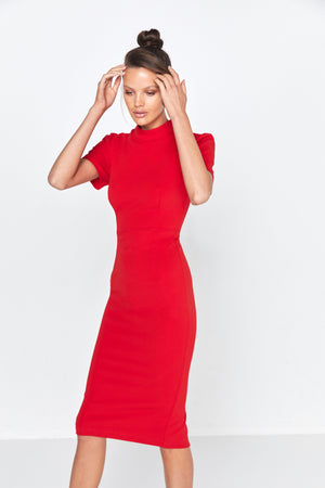 Red Midi Dress-Mossman- A Moment in Time Dress