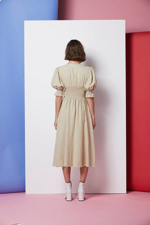 Ladies Stone Linen Dress-Elliatt-Alanis Dress
