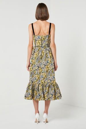Floral Jacquard Dress-Elliatt-Alessia Dress