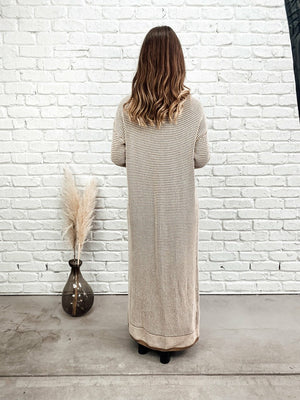 Catacomb Cardigan Camel/White