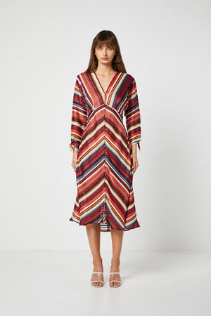 Striped Ladies Dress-Elliatt-Edie Dress