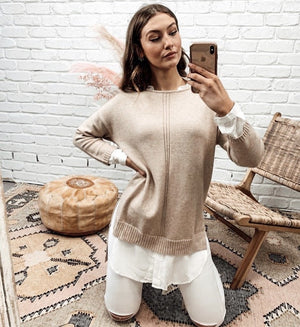Knit with Trim-Bagira-Frankie Knit