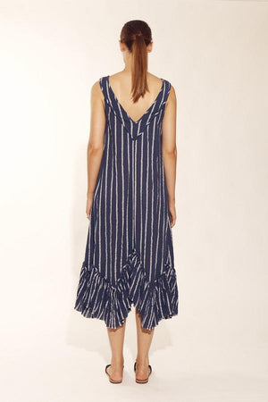 Navy striped Maxi-Solito-Glimmer Grecian Maxi