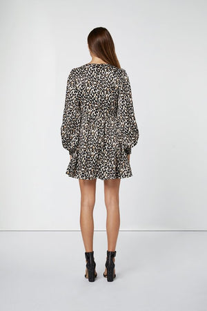 Leopard Print Mini Dress-Elliatt-Karma Dress