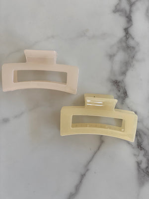 Pastel Acrylic Claw Clip
