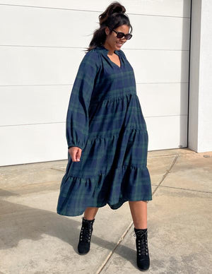 Long Sleeve Dress-Kiik-Cher Dress