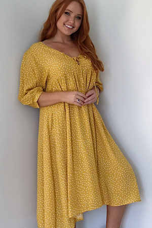 Polka dot Dress-Caro-Kruger Dress