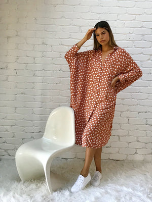 Oversize Shirt Dress-Caro-Kruger Kimono Dress