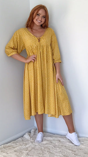 Polkadot Dress-Caro-Kruger Dress