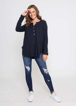 Leoni-Kylie Denim Ink Wash Jeans