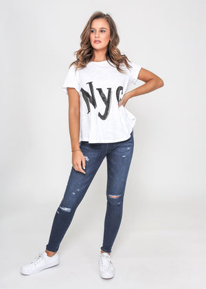 Leoni-Kylie Denim Ink Wash Jeans
