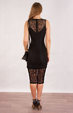 Audrey Lace Midi Dress