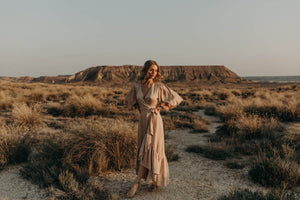 Alma Dress - Pink Clay