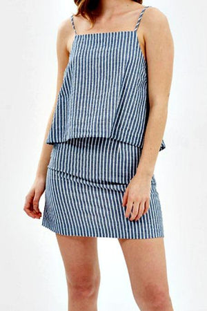 Ladies Mini Skirt-Nude Lucy-Malloy Skirt