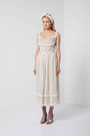 Ivory and Gold Jumpsuit-Marta- Marta Jumpsuit