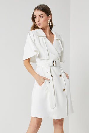 Ladies white Trench-Elliatt-Moment Trench