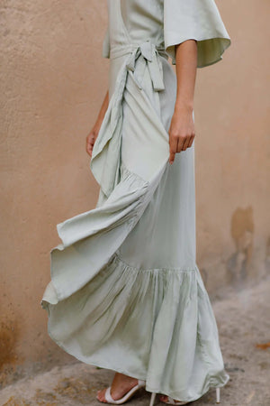 Alma Dress - Sea Foam