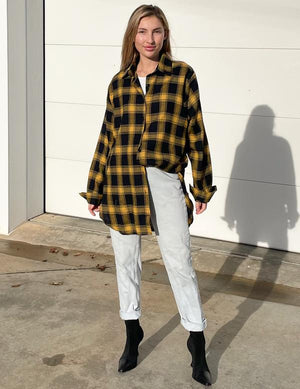 Kiik luxe-Barbara Plaid Shirt