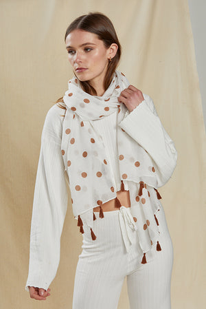 Polka Dot Scarf