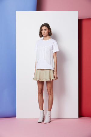 Ladies Tee with Tulle-Elliatt-Poppy Tee