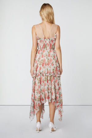 Pleated Floral Dress-Elliatt-Ring Dress