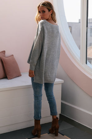 Sunday Mornings Knit Grey
