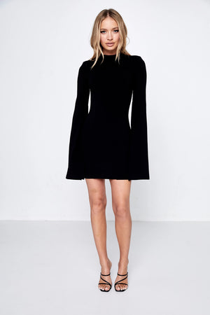 Black Mini Dress-Mossman-The Sense Of Mystery Dress