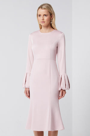 Pink Satin Dress-Elliatt-Showcase Dress