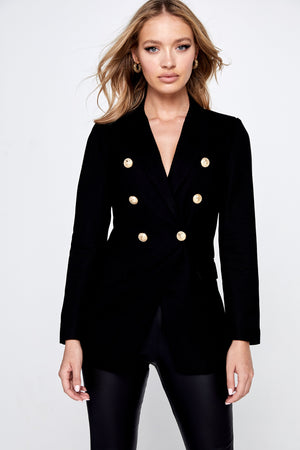 Ladies Blazer-Mossman- The Signature Blazer Black