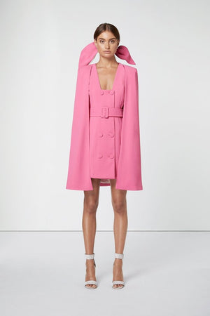 Hot Pink Cape Dress-Elliatt-Star Cape Set