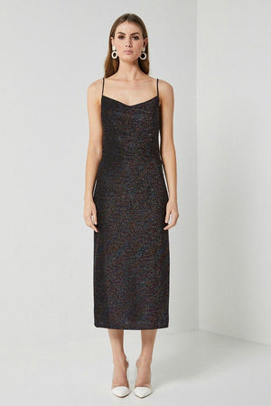 Black Metalic Dress -Elliatt-Sunset Dress