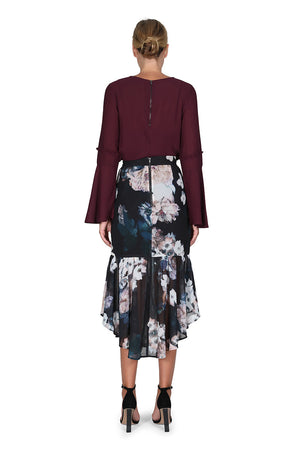 The Great Florescence Midi Skirt