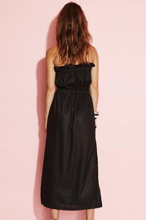 Ladies Dress - Strapless - August ST - Twisted Nerve Midi Dress