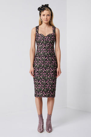 Floral Evening Dress-Elliatt-Vallori Dress