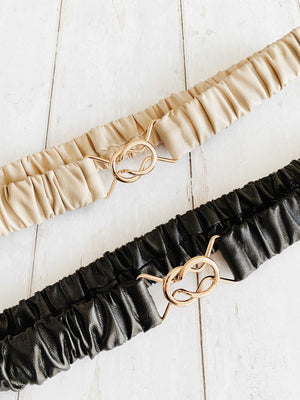 Bernadette Ruched belt