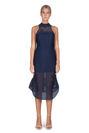 Azure Mesh Dress