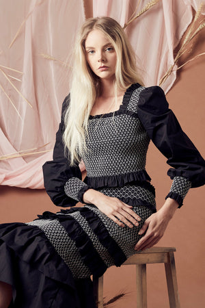 Black and white top and skirt-Elliatt-Climate Set