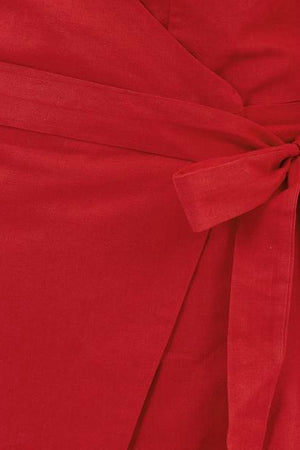 Mercer Linen Wrap Dress